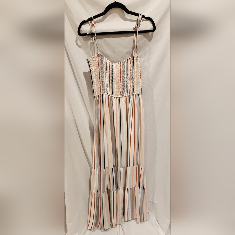 Colorful Striped Maxi Dress